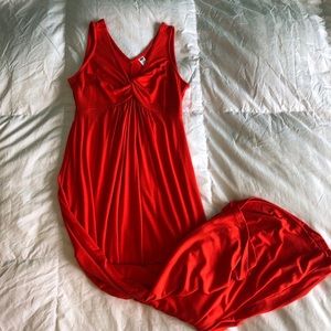 Old Navy Maxi Dress With Knot Twist - Size: XS